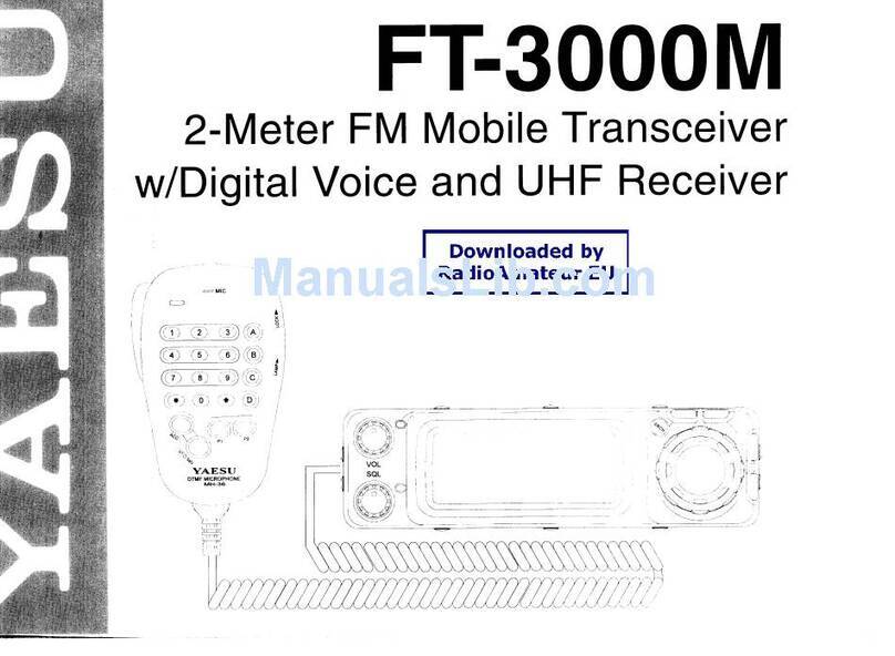Yaesu FT-3000M User manual