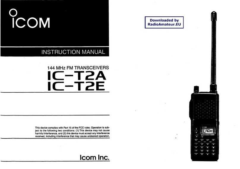 Icom IC-T2A User manual