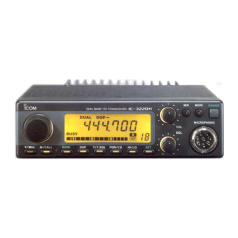 Icom IC-3220A User manual