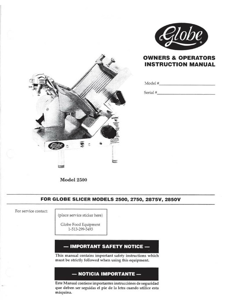Globe 2500 Specifications Globe 2500 Specifications