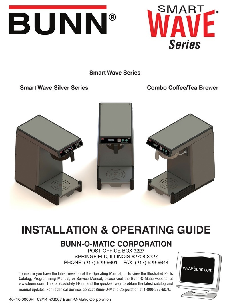 Bunn Smart Wave Series Troubleshooting guide