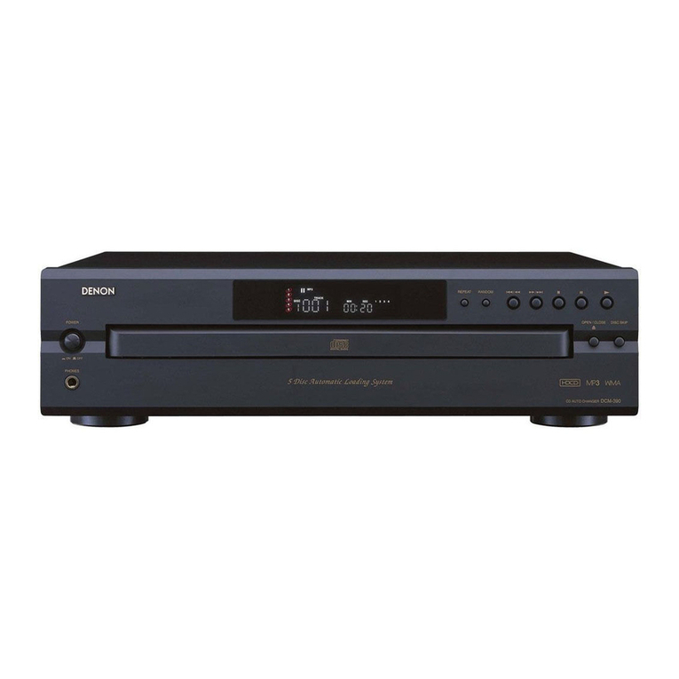 Denon DCM-290 User manual