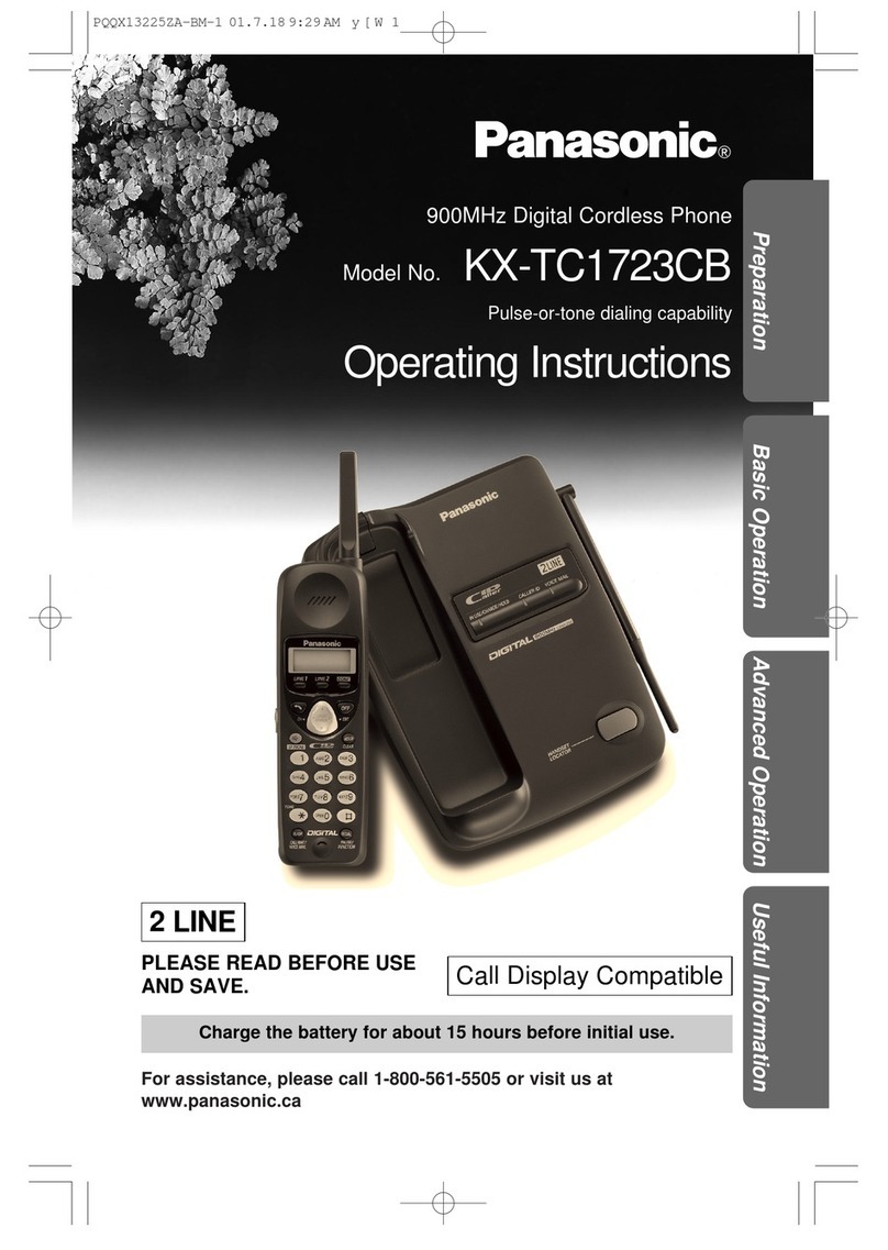 Panasonic KX-TC1723CB User manual