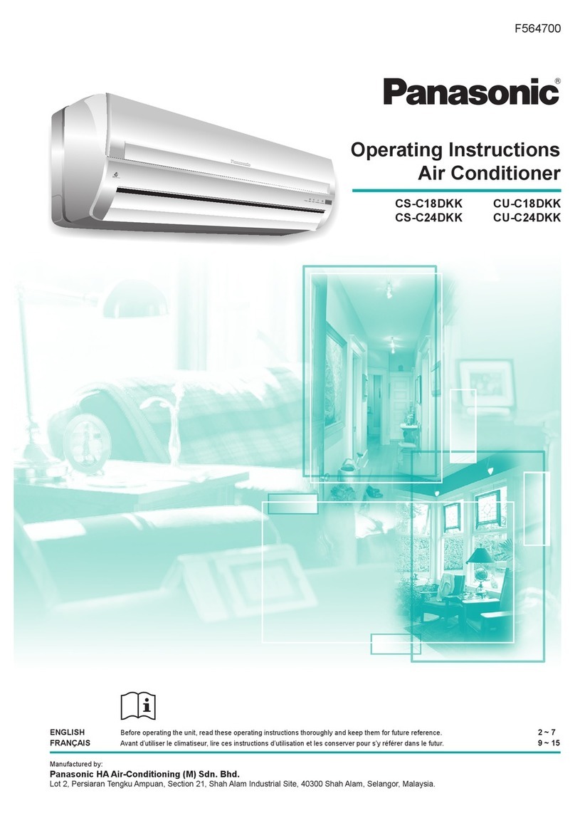 Panasonic CS-C18DKK User manual