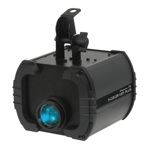 ADJ X-COLOR LED PLUS User manual