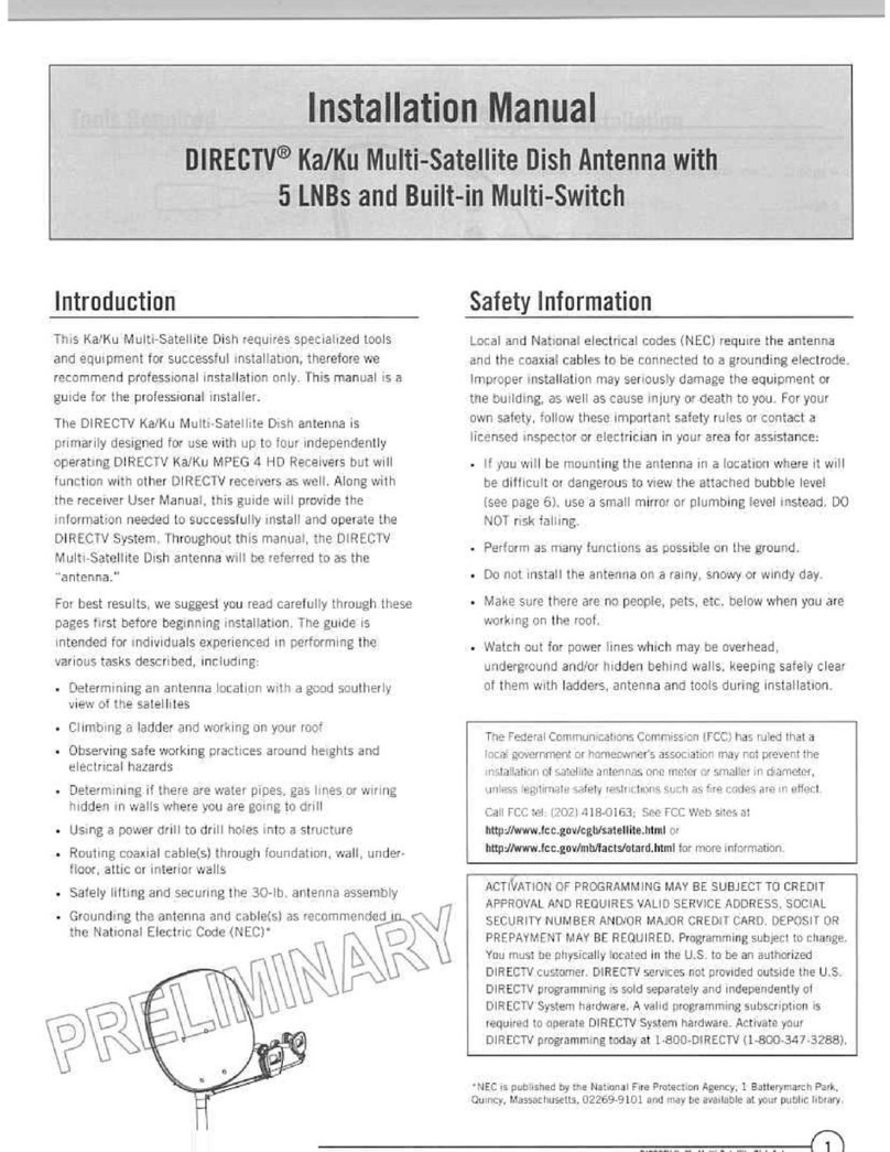 DirecTV Ka installation manual