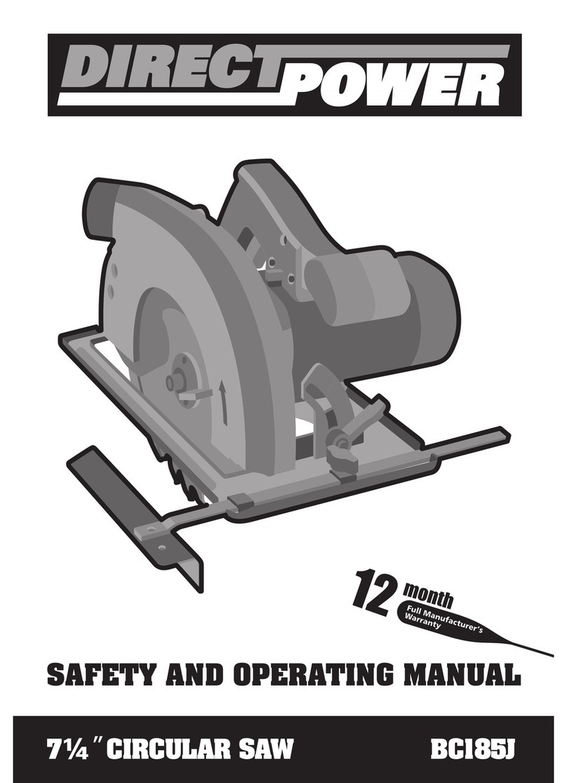 Direct power BC185J Safety and operating manual