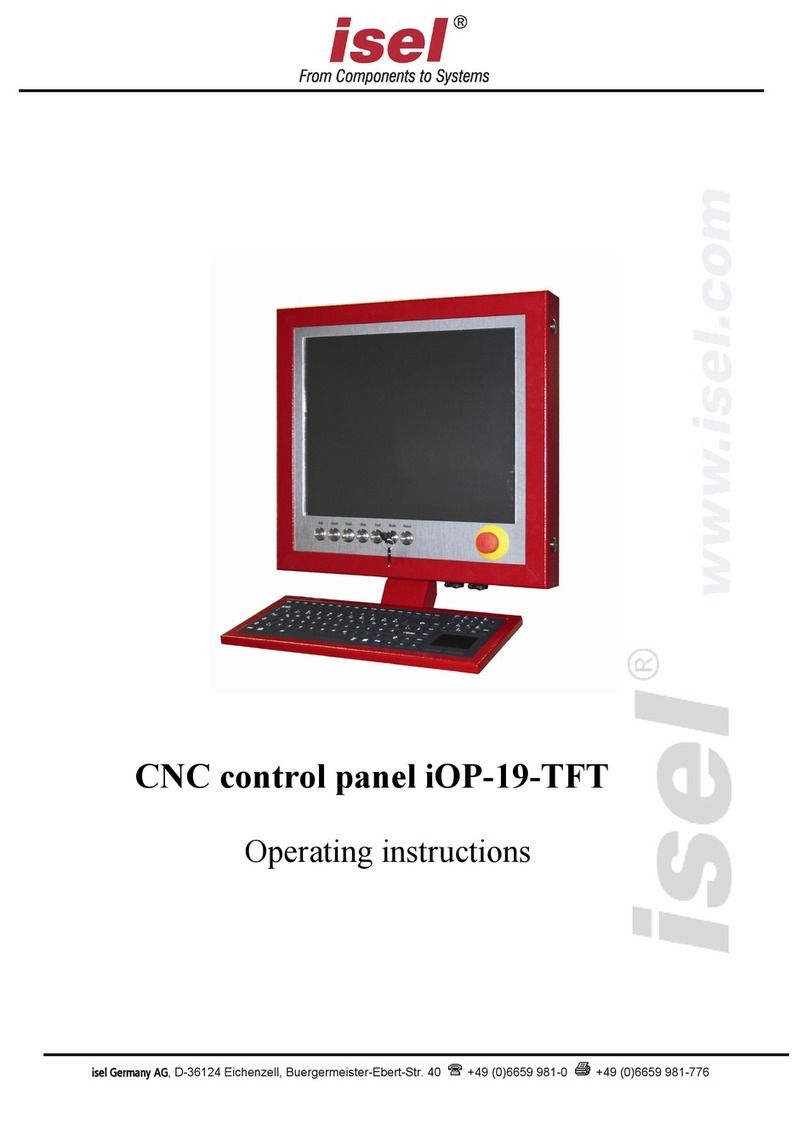 Isel iOP-19-TFT User manual