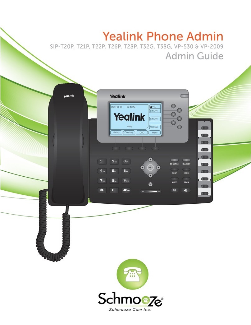 Yealink Yealink SIP-T20P Manual
