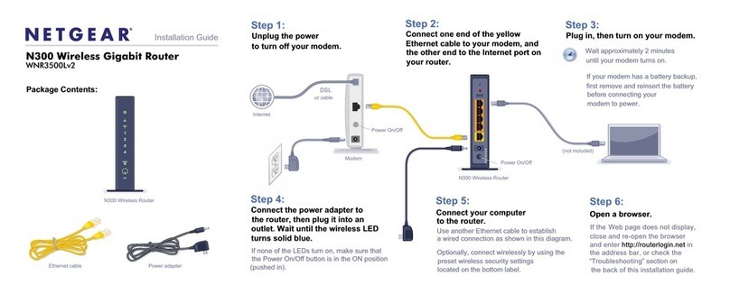 NETGEAR WNR3500Lv2 User manual