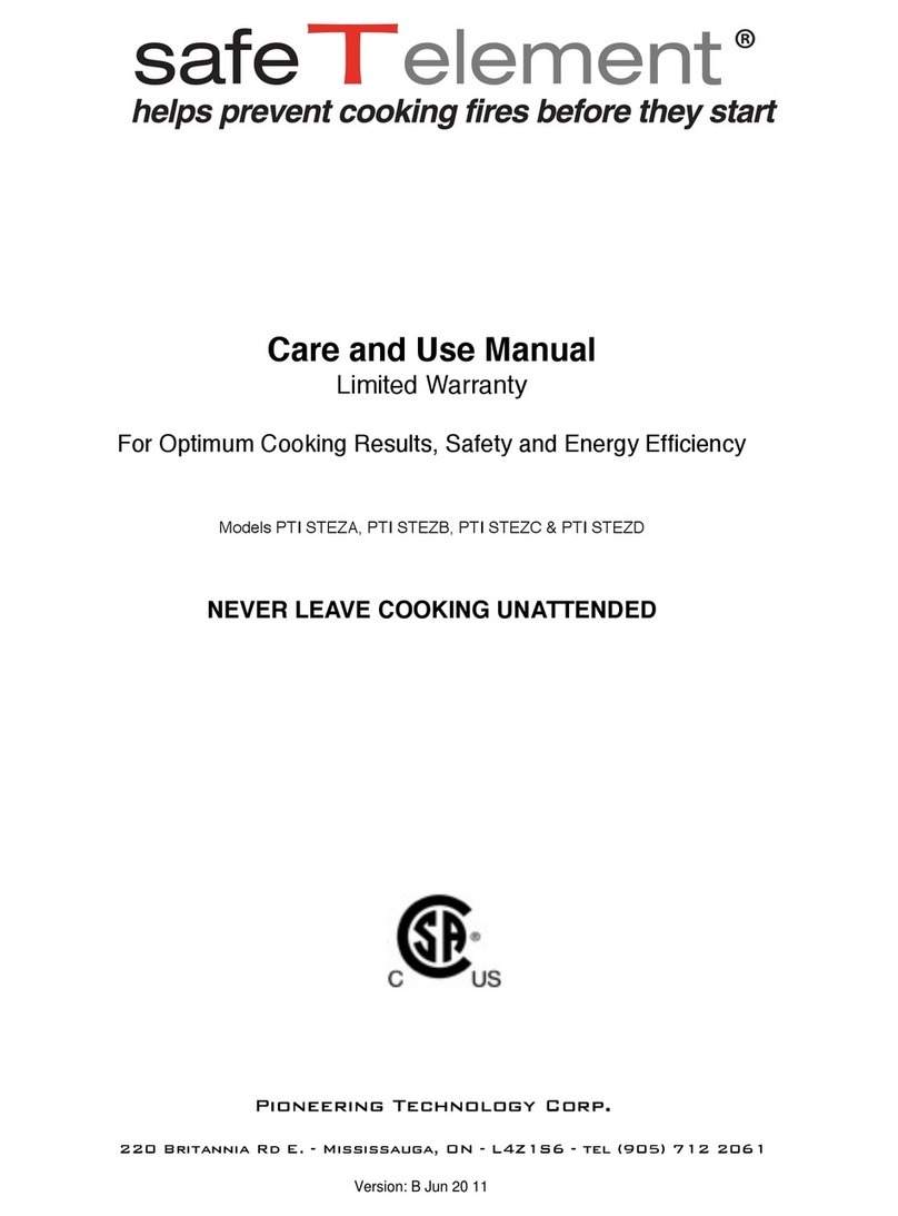 Safe-T-element PTI STEZA Care and use manual Safe-T-element PTI STEZA Care and use manual