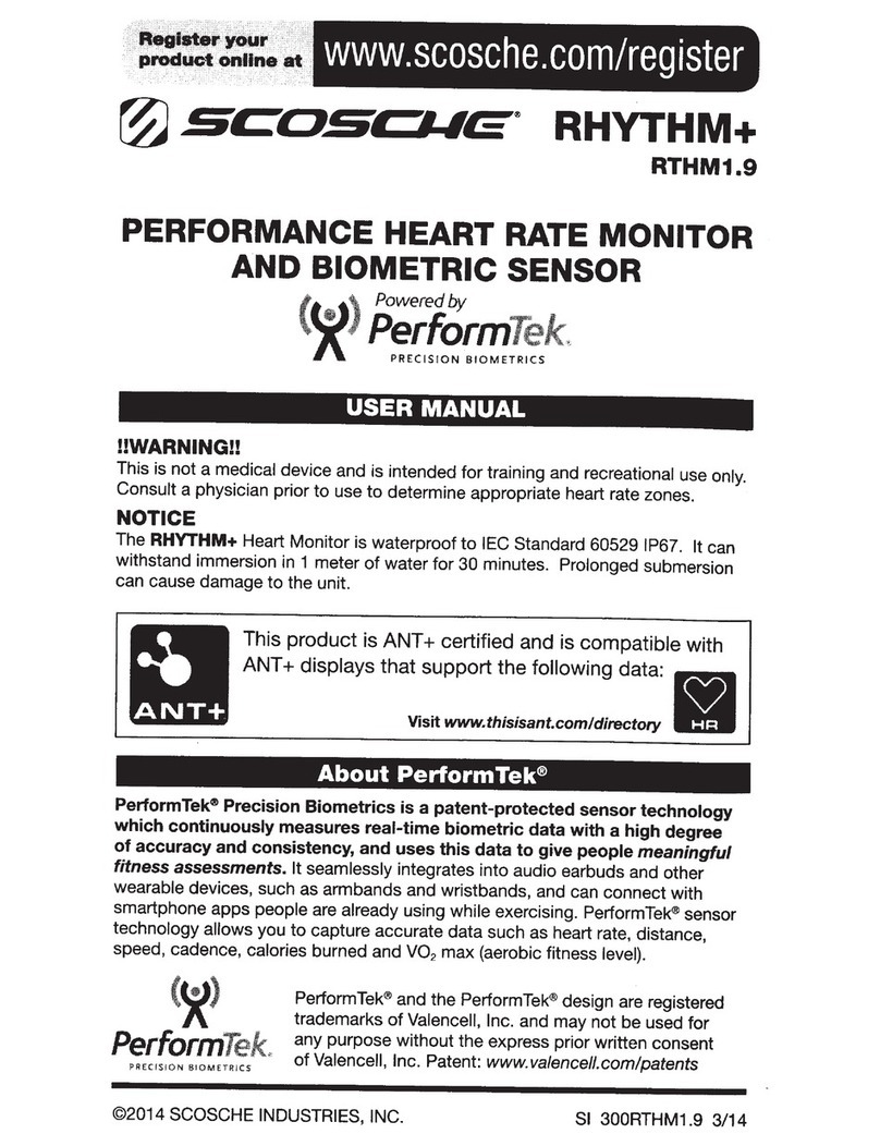 Scosche RHYTHM+ user manual