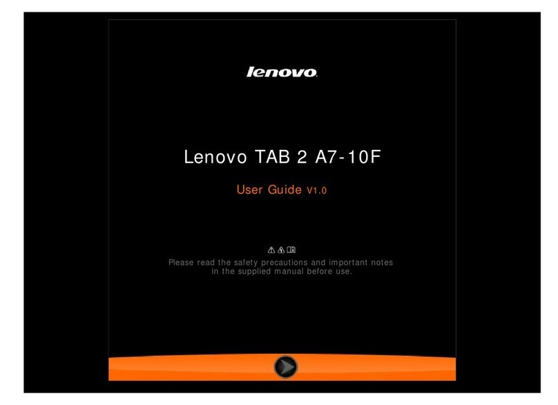 Lenovo TAB 2 A7-10F User manual