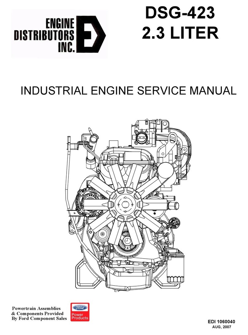Engine distributors DSG-423 Service manual