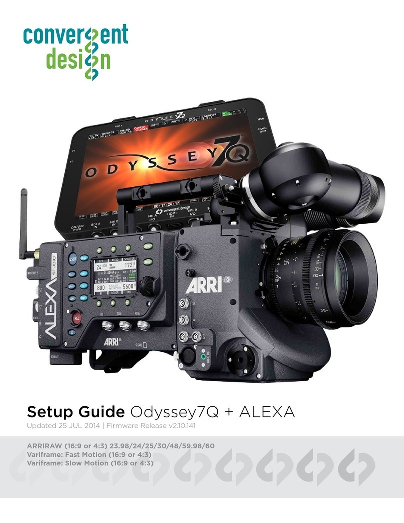 Convergent Design Odyssey7Q ProRes 422 (HQ) User manual