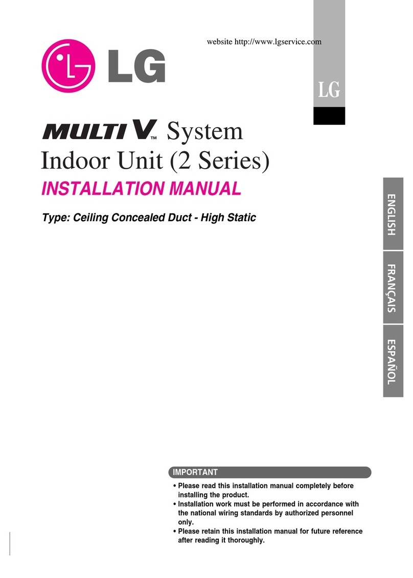 LG multi V system indoor unit (2 series User manual LG multi V system indoor unit (2 series User manual