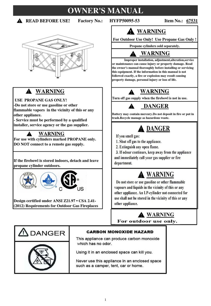 Bond HYFP50095-53 User manual
