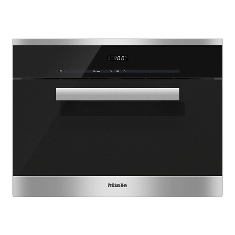 Miele Steam oven Operating and installation instructions