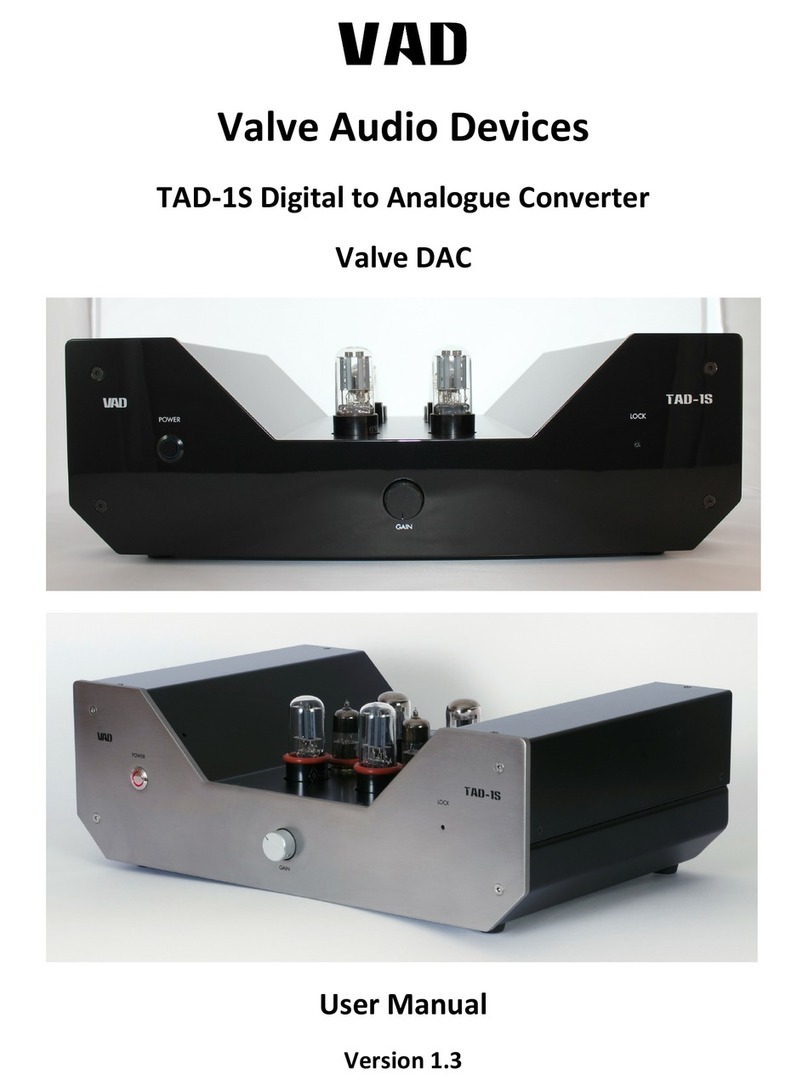 VAD TAD-1S user manual