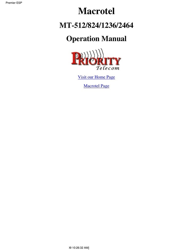 Macrotel MT-512 User manual