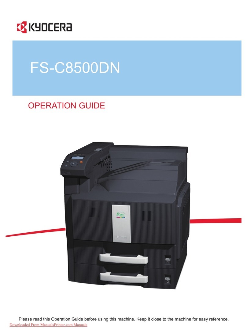 Kyocera FS FS-C8500DN Operation guide