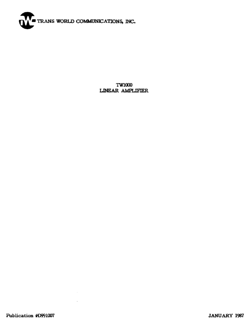 TWC TW1000 manual