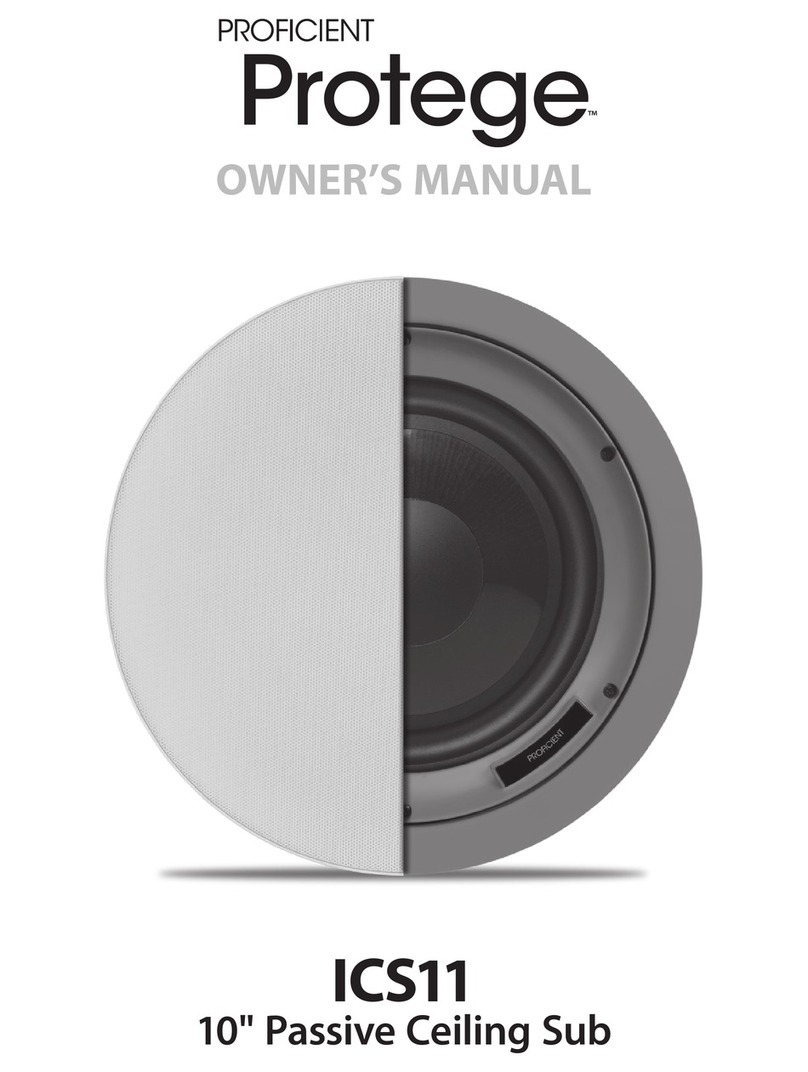 Proficient Protege ICS11 owner's manual