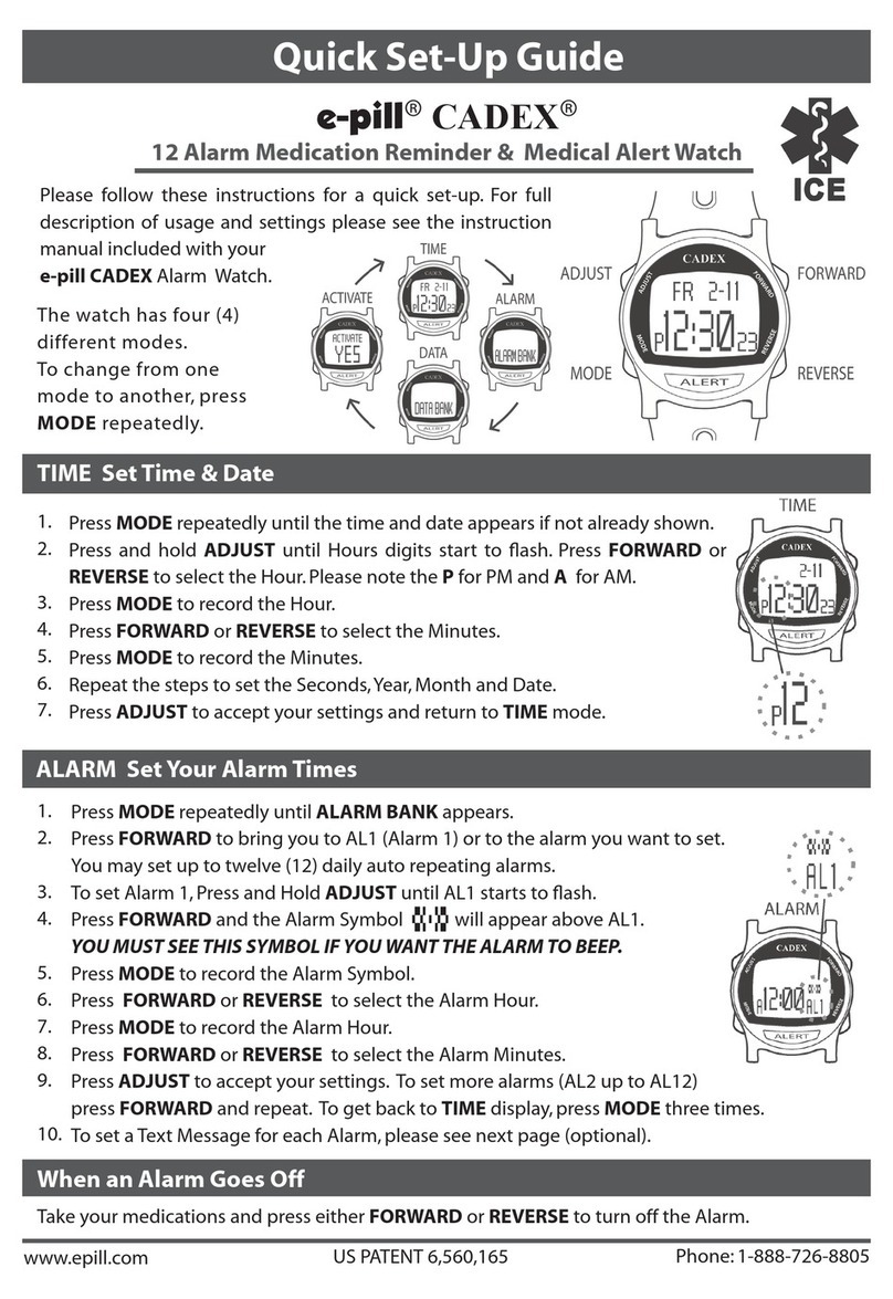 E-Pill CADEX User manual E-Pill CADEX User manual