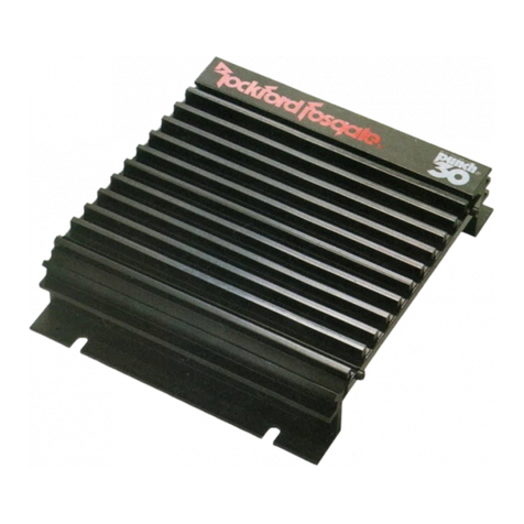 Rockford Fosgate Punch 30 installation manual