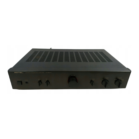 Rotel RA-920AX User manual Rotel RA-920AX User manual