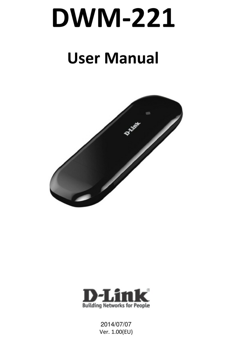 D-Link DWM-221 User manual
