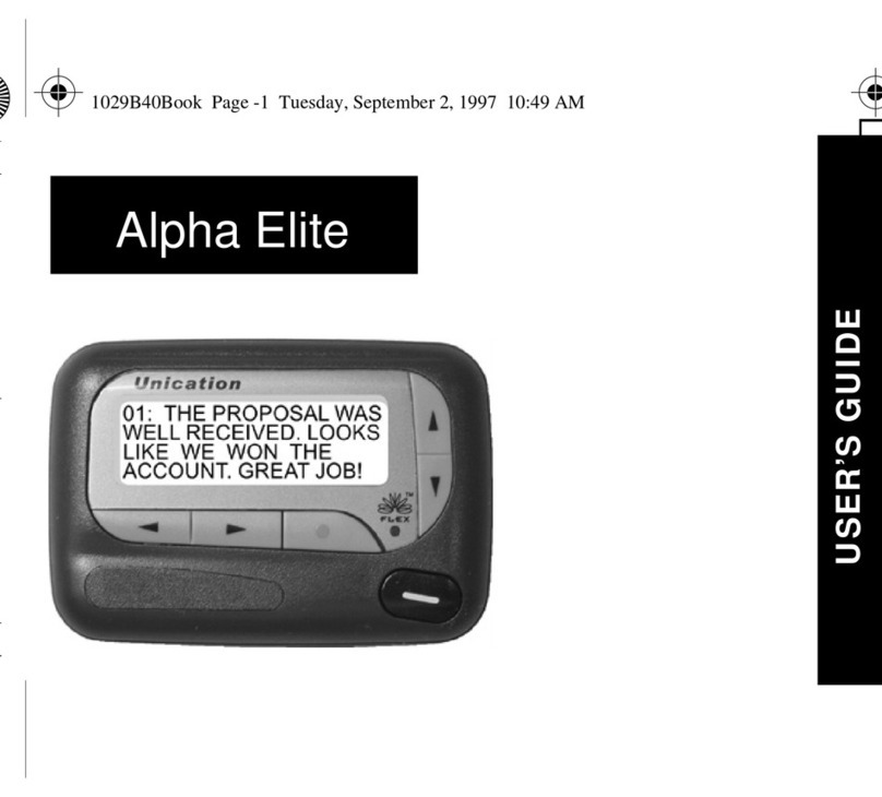 Alpha Elite User manual