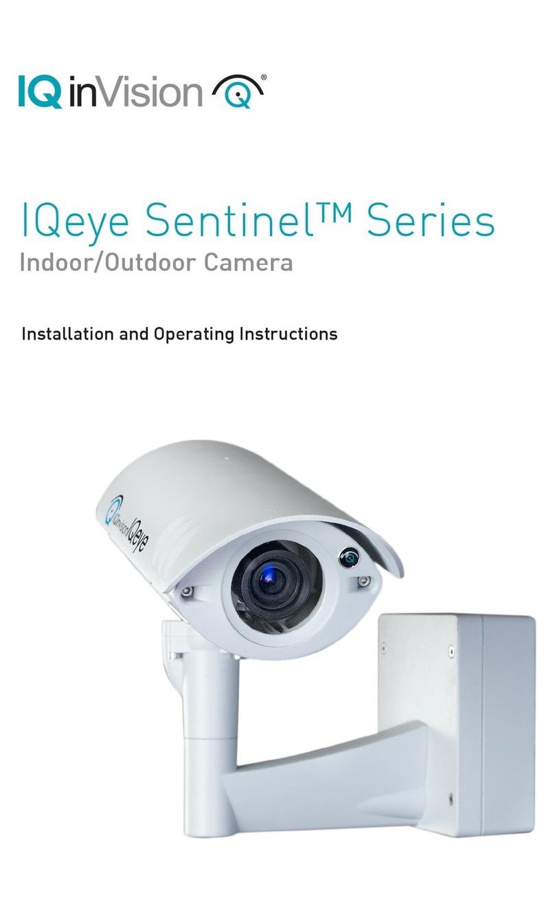 Invision IQeye Sentinel Series Installation and operation instructions
