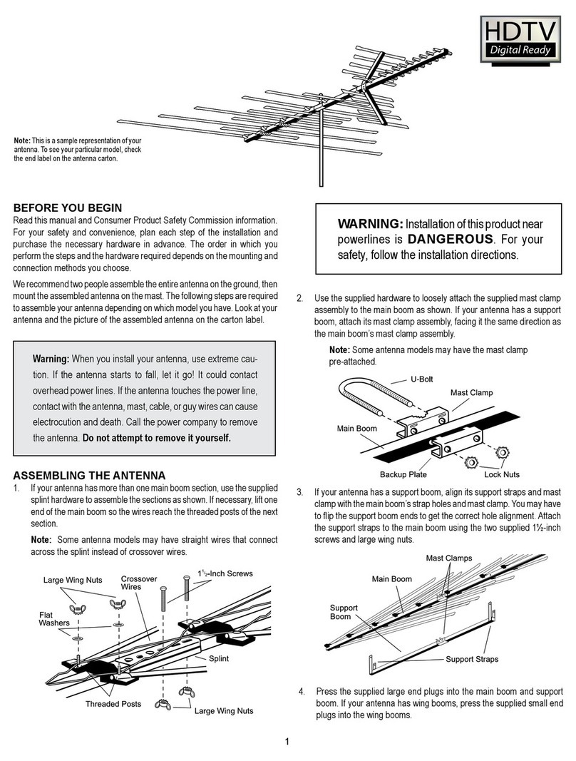 AntennaCraft CCS1843 Assembly instructions AntennaCraft CCS1843 Assembly instructions