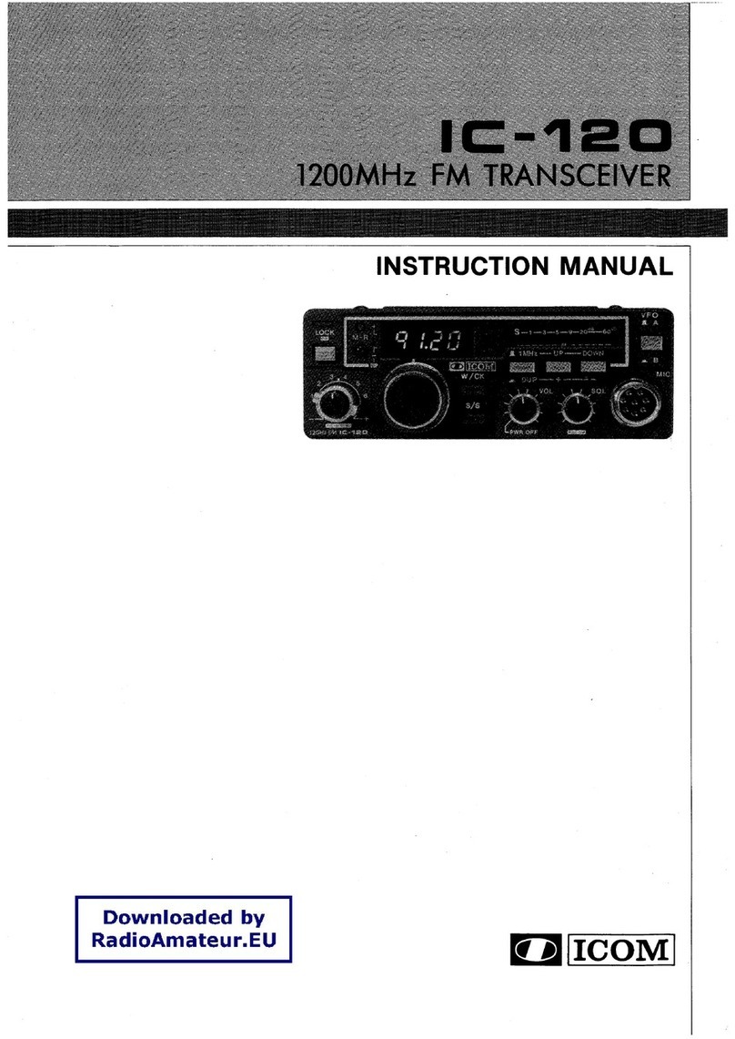 Icom IC-120 User manual