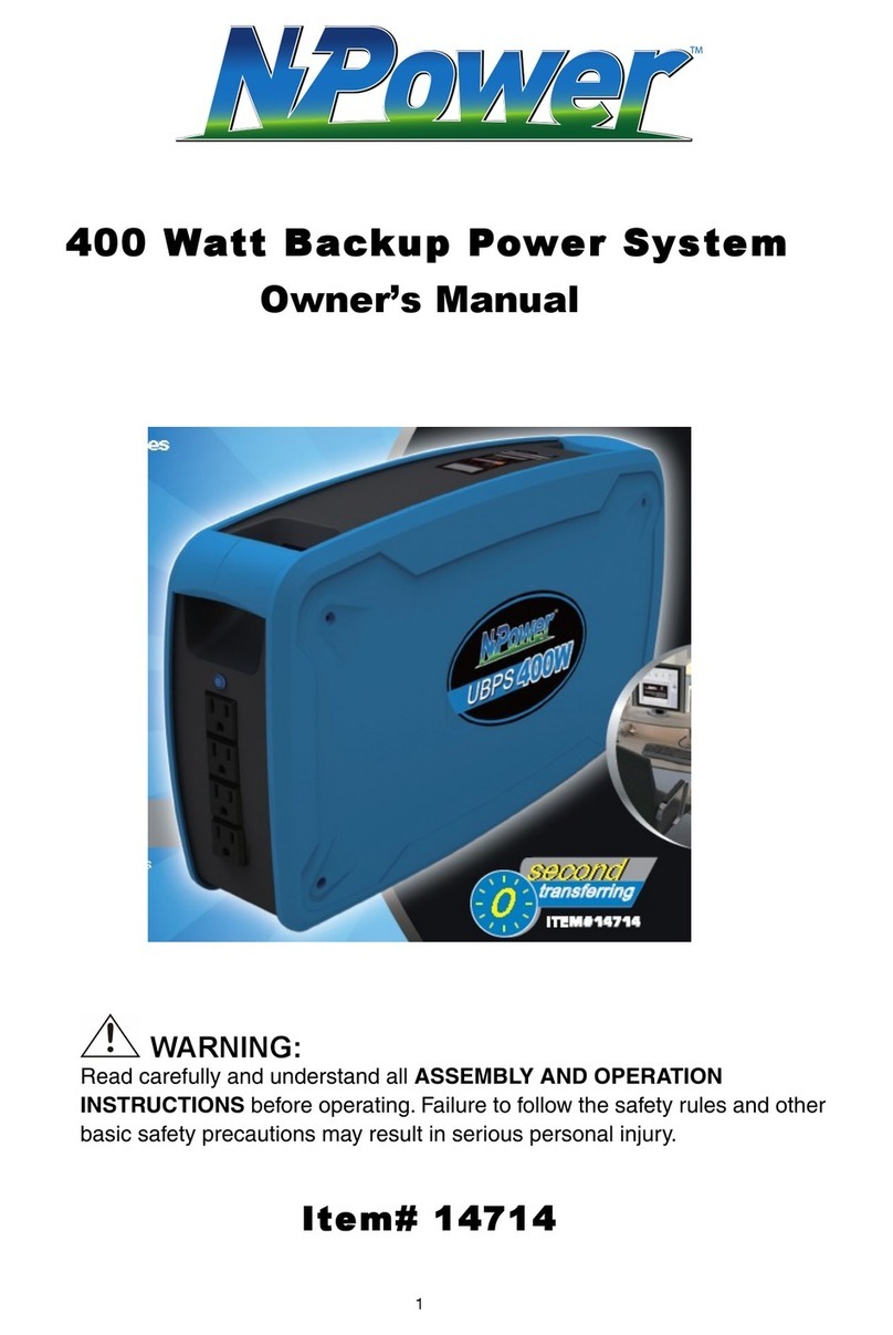 NPower 14714 owner's manual