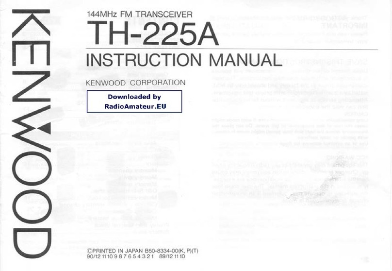 Kenwood TH-225A instruction manual