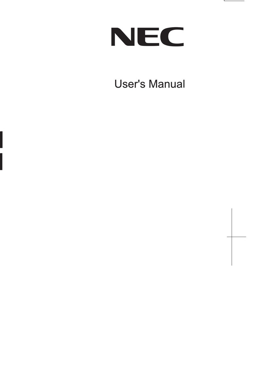 NEC NEFAX 671 user manual