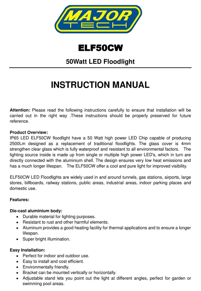 Major tech ELF50CW instruction manual