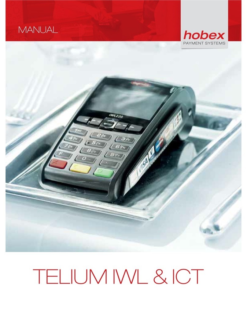 Hobex TELIUM IWL Manual guide