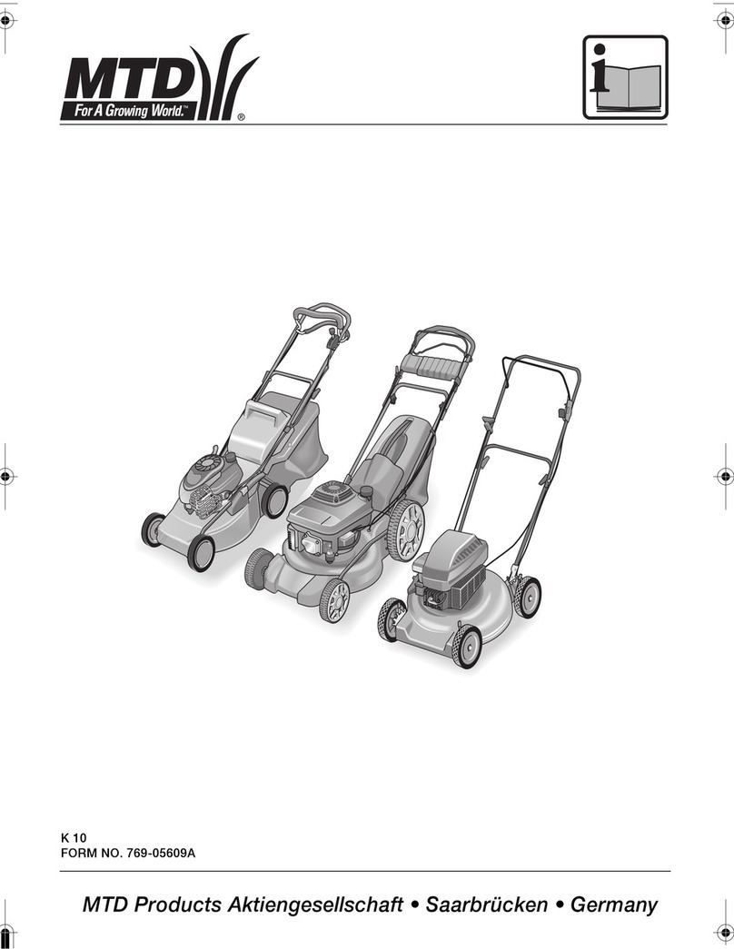 MTD "A" Series User manual