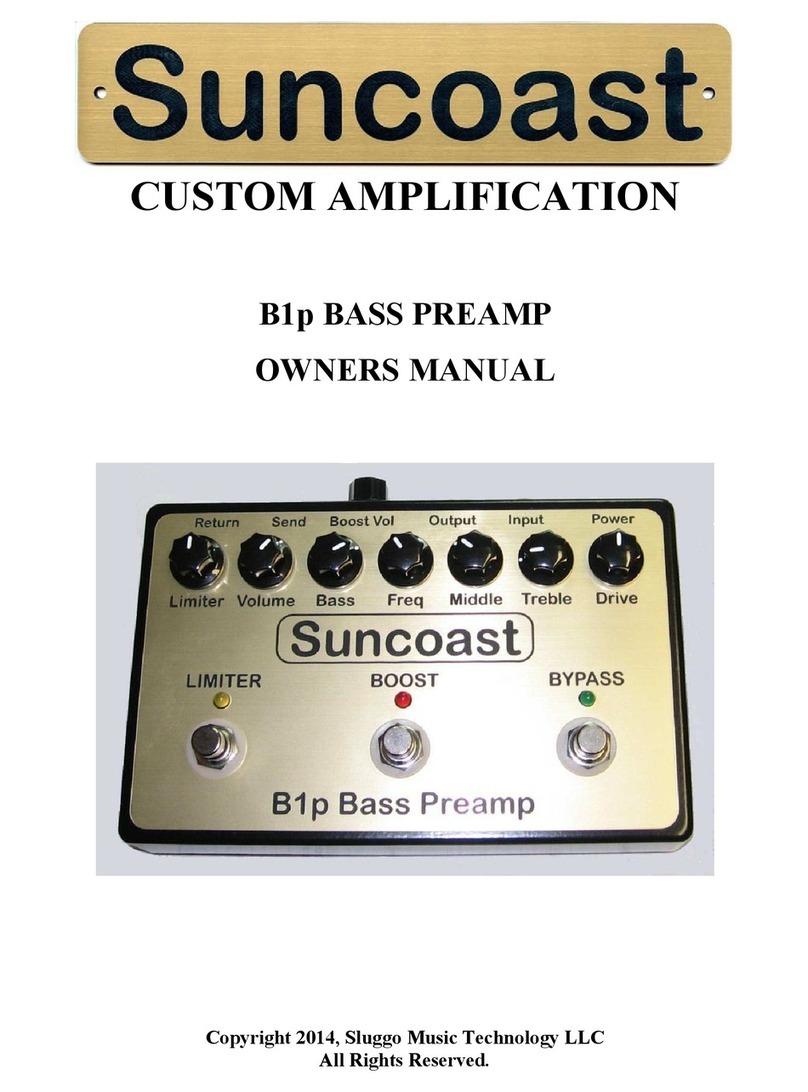 Suncoast B1p owner's manual