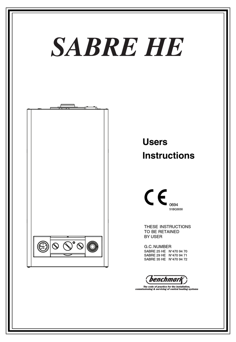 Benchmark SABRE 35 HE User manual Benchmark SABRE 35 HE User manual