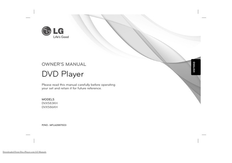 LG DVX583KH owner's manual