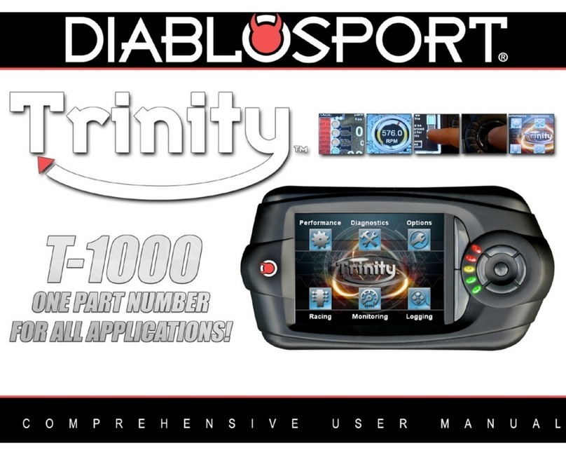DiabloSport Trinity T-1000 user manual