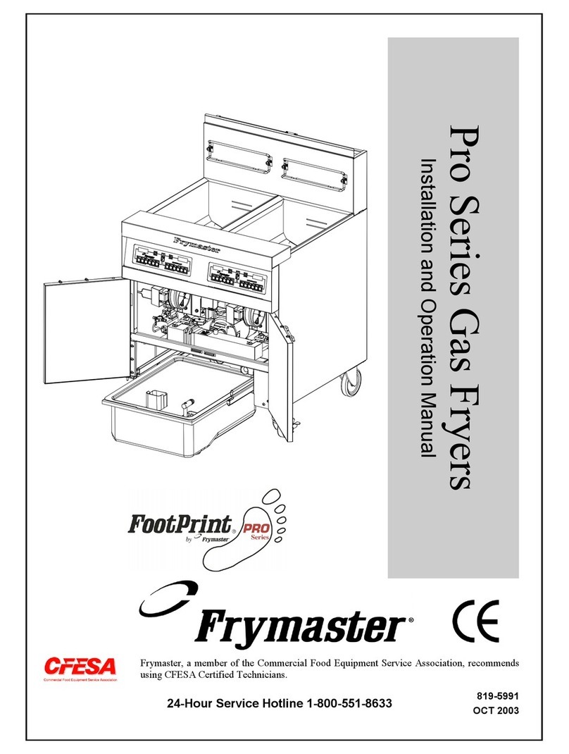 Frymaster Pro Series User manual