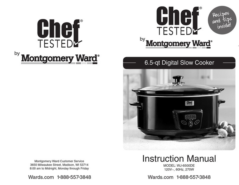 Chef WJ-6500DE instruction manual Chef WJ-6500DE instruction manual