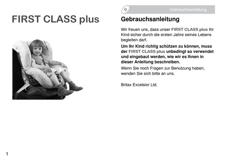 Britax First Class plus User manual