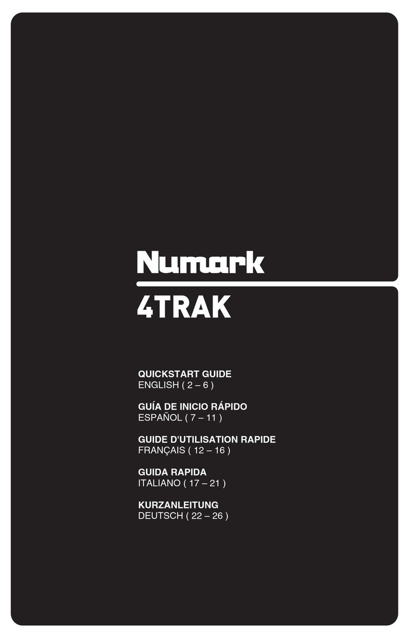 Numark 4TRAK quick start guide