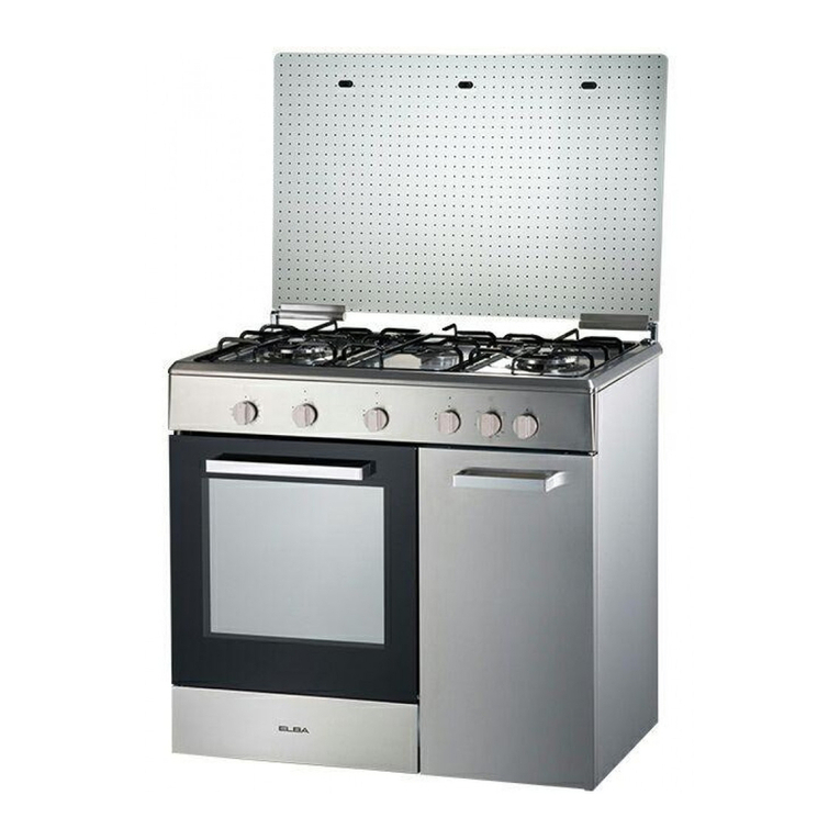 Elba GAS OVEN SERIES User manual